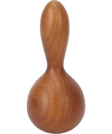 Wooden Handheld Massage Hammer - Portable Essential Oil Massage Tool for Psoas Muscle Release & Skin Care | Teakwood Wood Therapy Kit - Buy Online on GoSupps.com