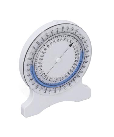 Inclinometer Good Sealing Bubble Therapy Inclinometer Scratch Resistant Clean Easy Rotation Non Leak for Students Professionals for Measure Motion Range (Blue)