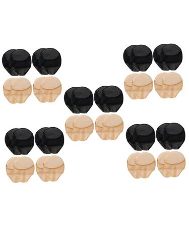 Healeved 20 Pairs Half Socks Outdoor Forefoot Pad Toe Socks Reusable Washable Metatarsal Pads Outdoor Metatarsal Pads Toe Covers for Women Silicone Feminine Products Seamless Women's