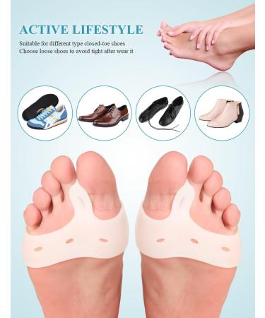 Jiahao Toe Separator & Big Foot Spacer Forefoot Metatarsal Cushions for Ball of Foot Pain Relief | Unisex Comfort - Buy Online on GoSupps.com