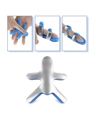 Finger Injury Corrector - Silver Aluminum Splint for Pain Relief & Correction (L) | Breathable & Durable Design - Buy Online on GoSupps.com