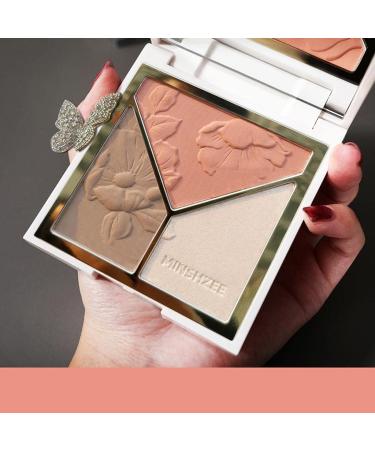 jojomis 3Colors Highlighter Contour Palett Face Contouring Kit Nose Shadow Highlighting Powder - Red - Buy Online on GoSupps.com
