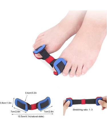 5PC Hallux Valgus Corrector Set - Plantar Fasciitis Relief Toe Separator & Massage Sleeve | International Shipping Available - Buy Online on GoSupps.com