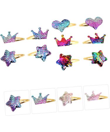 Beaupretty Heart Bobby hairpin Heart Hair Clips new year hair clips baby hair clip star hair clips Sequin Hair Barrettes Christmas Hairpins Kids Hair Barrettes fabric girl Bobby Fabric - Buy Online on GoSupps.com