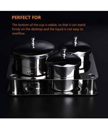 Lurrose 1 Set Practical Nail Polisher Durable Decor Stainless Steel Cleaning Cup Stainless Steel Nail Dappen Cup Stainless Steel Tank Stainless Steel Cup Disinfection Cup Mixing Cup - Buy Online on GoSupps.com