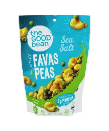 Good Bean Fava/Peas,Sea Salt 6 Oz (Pack of 6)