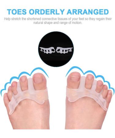 Alomejor Silicone Toe Spreader for Hallux Valgus - Flexible Orthosis for Dancers Athletes & Yogi - Day & Night Comfort - Buy Online on GoSupps.com