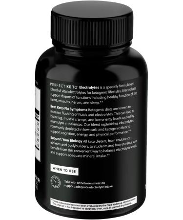 Perfect Keto Electrolytes Hydration Powder with Vitamin D | Sugar-Free, Keto-Friendly & Non-GMO - Unflavored Capsules - Buy Online on GoSupps.com