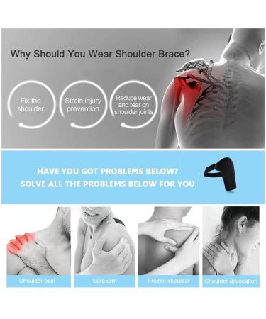 Shoulder Brace for Recovery & Stability | Rotator Cuff Support with Hot/Cold Therapy Bag - Buy Online on GoSupps.com