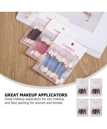 Hemoton 40pcs Sponge Stick Eye Brushes for Foundation Eye Makeup Brushes Sponges Makeup Cosmetic Plastic Abs - Buy Online on GoSupps.com