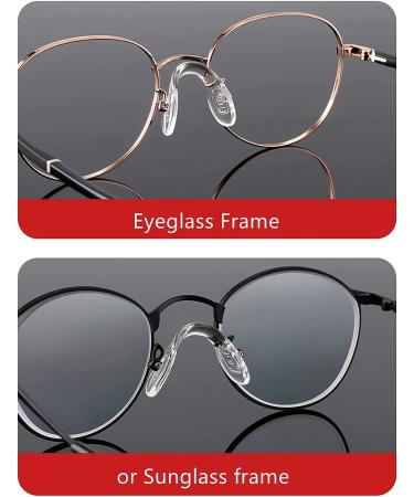 BEHLINE Large-Adult Silicone Nose Pads for Eyeglasses - Anti-Slip Replacement Nose Piece - Buy Online on GoSupps.com