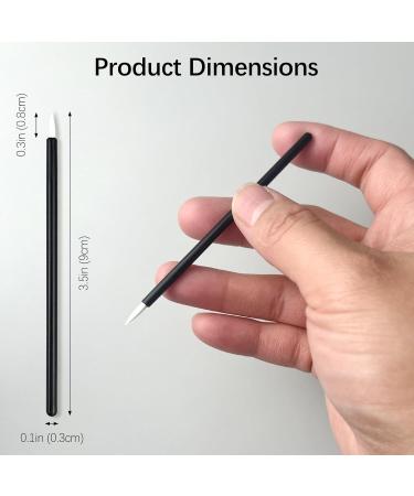 100PCS Black Disposable Eyeliner Brushes - Ideal for Eyeliners Lip Liners Eye Makeup & Detail Painting | International Shipping Available - Buy Online on GoSupps.com