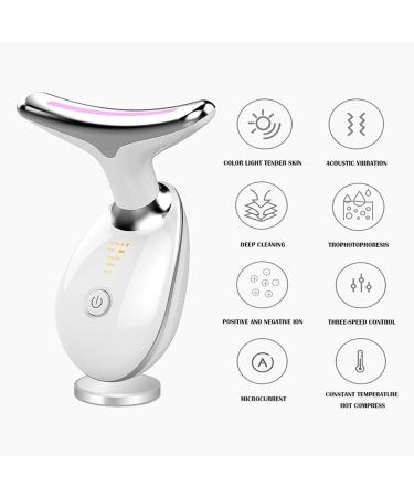 Nadove Micro-Glow Facial Nadove Micro Glow Face Sculptor Micro Glow Facial Machine Microcurrent Multifunctional Facial Massager Double Chin Eliminator (White+White) - Buy Online on GoSupps.com