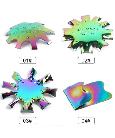 French Smile Line Manicure Edge Cutter - Stainless Steel Nail Art Tool for DIY & Salon Use - Buy Online on GoSupps.com