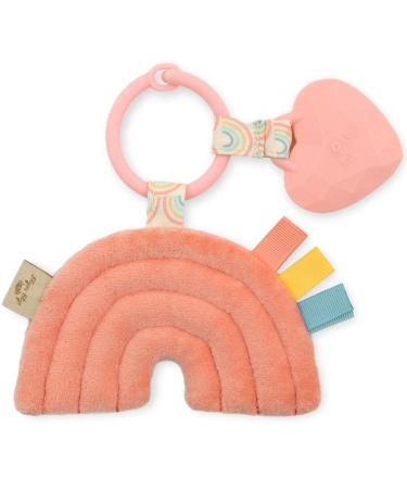 Itzy Ritzy Macy the Rainbow Plush Pal & Silicone Teether for 0+ Months - Soft & Safe Baby Toy - Buy Online on GoSupps.com