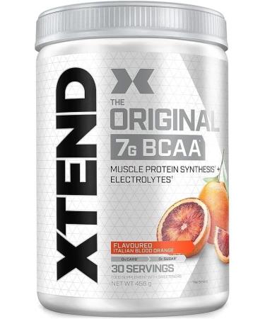 XTEND Original BCAAs Powder - Blood Orange | Food Supplement with Branched Amino Acids | 7g BCAAs + Electrolytes for Recovery - Buy Online on GoSupps.com