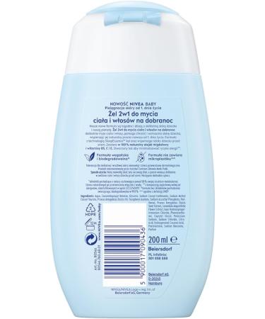 NIVEA BABY 2in1 Body and Hair Gel for Good Night 200 ml - Buy Online on GoSupps.com