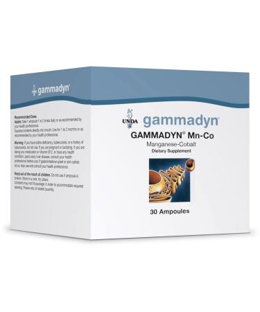 UNDA GAMMADYN Mn-Co | Manganese-Cobalt Oligo-Element Supplement | 30 Ampoules