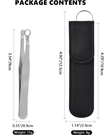 Premium Stainless Nose Hair Clippers - Round-Tipped Grooming & Trimming Tweezers for Men & Women - Buy Online on GoSupps.com