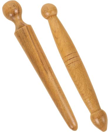 Fomiyes 4-Piece Wooden Massage Tool Set | Neck & Foot Massager | Multi-Functional Acupuncture Rods | International Shipping Available - Buy Online on GoSupps.com
