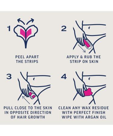 Veet Expert Cold Wax Strips for Bikini & Underarms Sensitive Skin - 16 Strips with Almond Oil Finish Wipes - Buy Online on GoSupps.com
