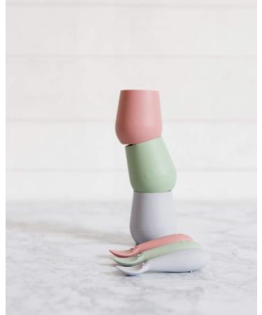 Shop ezpz EUTSS001 Tiny Cup - Silicone Sage Green Cup for Kids | International Shipping Available - Buy Online on GoSupps.com