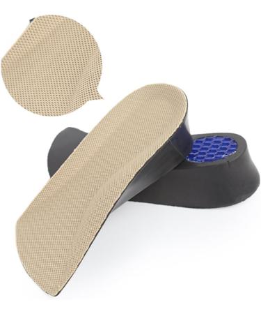 FOMIYES Invisible Insole Shoe Inserts - Height Increase Heel Lifts for Men & Women - 1.5cm Black Shoe Pads - Buy Online on GoSupps.com