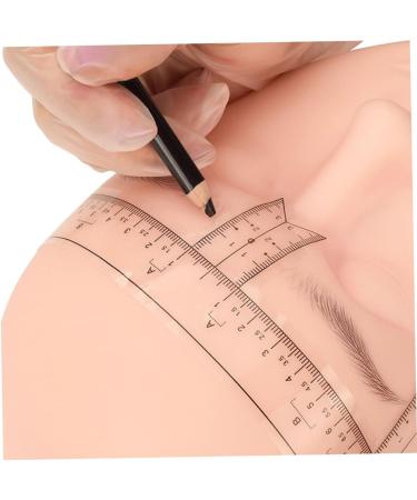 GLEAVI 10pcs Tools Stickers Convenient Eyebrow Ruler Eyebrow Shaper for Women Positioning Ruler Helmet - Buy Online on GoSupps.com