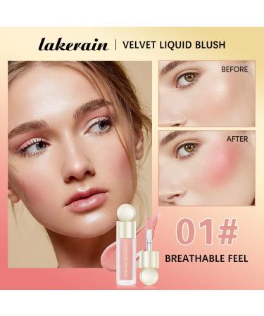 YU KUI LX Liquid Blush (01 Bliss) - Cream Blush for Cheeks - Natural-Looking Skin Tint Makeup - Long-Lasting Formula - Buy Online on GoSupps.com