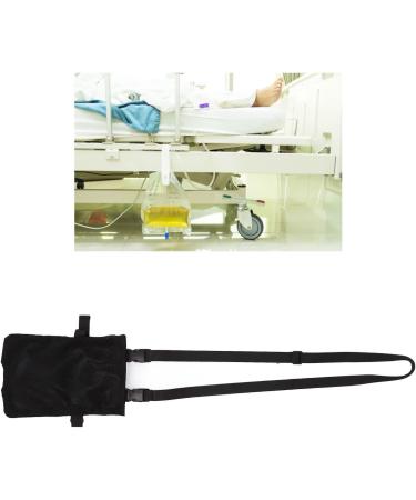 Catheter Bag Cover for 2000ml - Adjustable Urine Drainage Holder for Patients & Elderly - Black - Buy Online on GoSupps.com