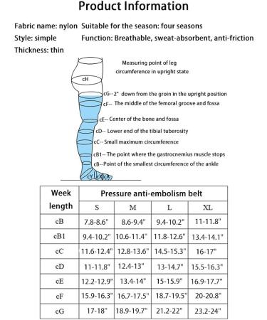 Anti Thrombotic Gradient Pressure Diabetic Edema Sport Socks - Size S to 7XL (1 Pair) - Buy Online on GoSupps.com