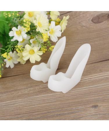 2 Pcs Gel Silicone Toe Separator Bunion Straighteners for Women | Toe Straightener Alignment for Feet - Buy Online on GoSupps.com