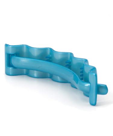 Light Blue Wave Hair Clip 11.5x2.6cm - Made in Germany | WeLoveBeads - International Shipping - Buy Online on GoSupps.com