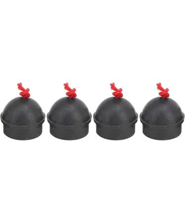 Vbest Life 4pcs Cue Chalk Holder Set - Pool Chalk Holders with Rubber Cap and String - Buy Online on GoSupps.com