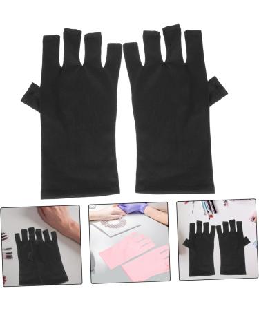 minkissy 10 Pairs Nail Gloves Uv Gloves Pink Gloves Hand Gloves for Protection Manicure Gloves Protective Gloves Gloves Accessories Polyester Miss - Buy Online on GoSupps.com
