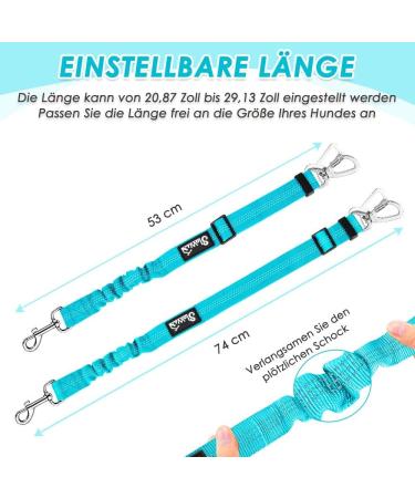 Buy Slowton Dog Harness with Seat Belt Breathable & Secure Car Safety for Dogs - Light Blue Medium - International Shipping Available - Buy Online on GoSupps.com