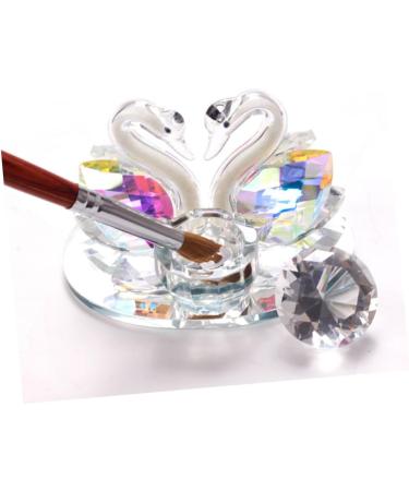 POPETPOP 1pc Nail Art Crystal Cup Nail Glass Bowl Nail Decorating Tools Manicure Pen Washing Cup Glass Dapping Dish Acrylic Dappen Bowl Glass Mixing Dish Crystal Nail Bowl Care Nail Pen 9.5x7.2cm As Shown - Buy Online on GoSupps.com