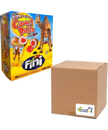 FINI CHICLE Camels Ball Bubblegum Retro Candy - 50 Count - Buy Online on GoSupps.com