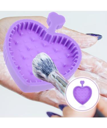 MAGICLULU Makeup Brush Cleaning Pad Makeup Pallets Brush Cleaner Pad Makeup Tools Silicone Makeup Tool Cleaner Beauty Makeups Tool Clean Supplies Purple Cosmetic Make up Silica Gel 12x9cm Purple - Buy Online on GoSupps.com