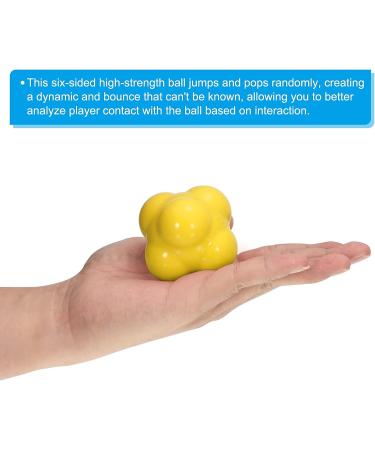PATIKIL Reaction Ball - Baseball Softball Agility Trainer for Hand-Eye Coordination - Yellow - Buy Online on GoSupps.com