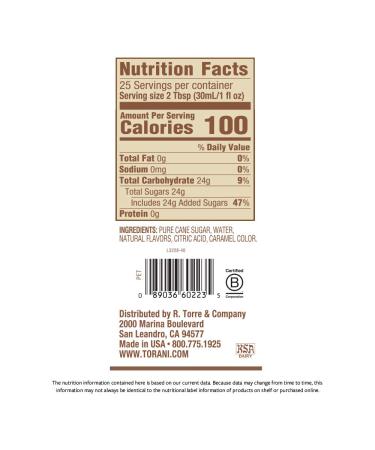 Torani Puremade Pumpkin Spice Syrup 750 mL - 25.4 Fl Oz (Pack of 1) - Buy Online on GoSupps.com