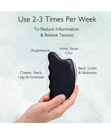 Buy Bian Stone Gua Sha Facial Tools - Anti-Aging & Skin Tightening Massage | Gua Sha Stone for Face & Body - International Shipping Available - Buy Online on GoSupps.com