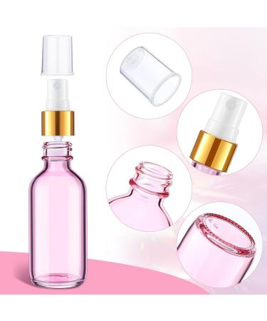 Maxcheck 50 Pcs 2 oz Glass Spray Bottles - Mini Travel Fine Mist Spray Bottles for Essential Oils Hair Perfume Plants (Pink) - International Shipping Available - Buy Online on GoSupps.com