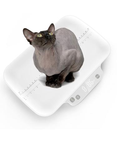 Digital Pets Baby Scales for Kitten and Puppy 15 kg ( 1 g) Digital Scales for Newborns Pets Holding Function 30cm Length Mark Acrylonitrile Butadiene Styrene