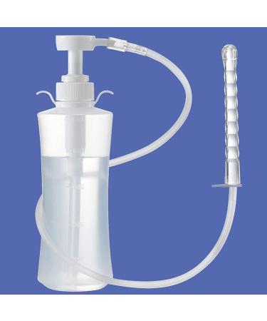 Brrnoo Vaginal Shower Cleaner - 500ml Pump Enema Bottle Set for Anus & Vagina Rinsing - International Shipping Available - Buy Online on GoSupps.com