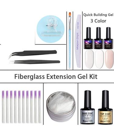 DIY Fiberglass Nail Extension Kit for Natural Looking Manicures at Home - Buy Online on GoSupps.com