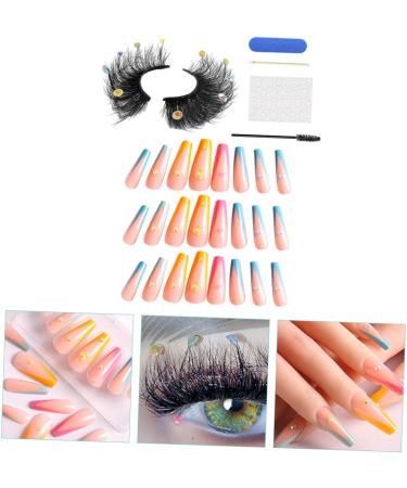 Ipetboom 2 Sets Eyelash Manicure Set Miss Multi-layer Cosmetics - Buy Online on GoSupps.com