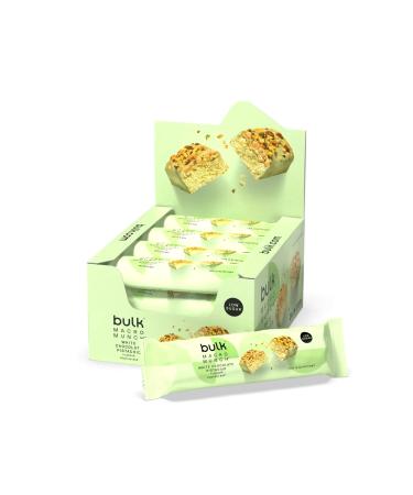 Bulk Macro Munch Protein Bar White Chocolate with Pistachios 62 g Box of 12 Bars 12 Servings