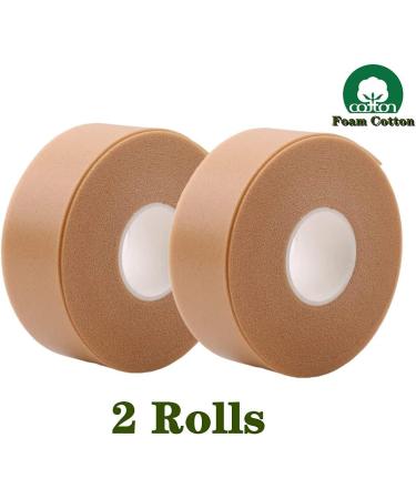 Moleskin Padding Adhesive Tape - 2 Rolls for Shoes, Toes, and Blisters Prevention - Buy Online on GoSupps.com