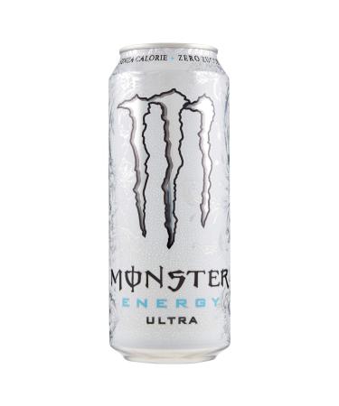 Zed 24x Monster Energy Ultra Zero Zuccheri Zero Calorie Energy Drink Without Sugar Without Calories Light Taste not Too Sweet Sparkling and Citrusy Sports Drink 500ml Soda